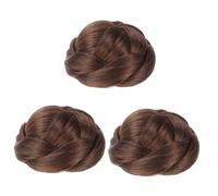FRCOLOR 3 Piezas de moño Updo 1b# moño de pelo falso pelucas para De las mujeres coleteros Fabricante hair topper hair extensions garra postizo de de caballo