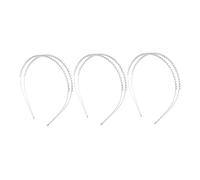 FRCOLOR 3 Piezas Diadema De De Imitación Accesorios Para El Cabello Estilo Chino Accesorios Para El Cabello Sombreros Decoracion De Columnas Ropa Sombreros Venda Pedrería Silver