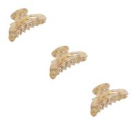 FRCOLOR 3 Piezas horquilla hair clips orquillas clip de garra de plátano pinzas para el cabello jumbo para cabello grueso pasador de pelo pasadores de pelo pinzas para el pelo temperamento