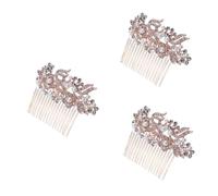 FRCOLOR 3 Piezas Peine Novia Tiara Peine Boda Accesorios Para El Cabello Novia Accesorios Para El Cabello La Boda Tapón Pelo
