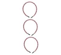 FRCOLOR 3 Piezas Pelo Barroco De Diamantes De Imitación Decoración De La Boda Nupcial Pinzas Para El Cabello Niña Tocado De Boda Tiara Cristal Horquilla Pedrería Perder Púrpura