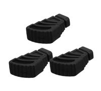 FRCOLOR 3 piezas Pies de Goma Duraderos para Soporte de Batería de Almohadillas Protectores para Piso Accesorio Único para Kit de Hogar y Presentaciones