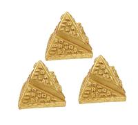 FRCOLOR 3 Piezas Pirámides Egipcias Decoración Del Diseño Del Hogar Adorno De Pirámide Decoración Del Hogar Pirámide Del Hogar Decoración De Muebles Para El Hogar Modelo De Pirámide