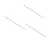 FRCOLOR 3 Piezas sonda auricular earbuds tapones antiruido tabla de acupuntura del oído pluma de sonda de punto corporal pluma de sonda de masaje sonda de acupuntura cobre