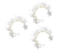 FRCOLOR 3 Piezas Tocado De Boda De Cristal Princesa De Imitación Barrocos Diadema De Boda Accesorios Para El Cabello Diadema Nupcial Juan Lana Novia
