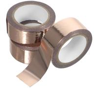 FRCOLOR 3 Rollos Cinta Washi Decorativa Rosa de Papel Estampado en Dorado, Removible sin Dejar Rastro, Adecuado para Manualidades y Álbumes de Recortes