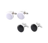 FRCOLOR 3 Series Gemelos De Aleación Para Camisas De Hombre De Francés Accesorios Para Boda Y Negocios Cufflinks Clásicos Para Camisas Formales 2 Pares*3