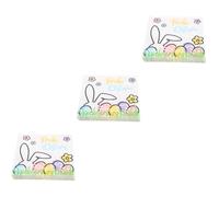 FRCOLOR 3 Series Servilleta De Conejito Servilletas De Pascua Papel De Seda De Pascua Decoración De Pascua Suministro De Vacaciones Papel De Pascua Pulpa De Madera Virgen 100 Hojas*3