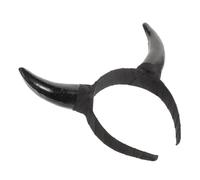 FRCOLOR 3 unidades de accesorios de fiesta con diseño de animal, accesorios para la cabeza, gomas negras para el pelo, cosplay, diademas de cuerno de buey, accesorios para el cabello, accesorios para