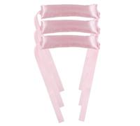 FRCOLOR 3 Varillas Rizadoras sin Calor para Cabello Largo, Cinta Suave Jumbo para Peinados Nocturnos, Rulos para Dormir sin Daño, Color Rosa, Kit para Rizos Voluminosos y Duraderos