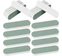 FRCOLOR 30 Limas de Uñas para Manicura, Esponjas para Pulir, Palitos para Pulir Plata, Colores Surtidos, 2,36 X 0,74 X 0,27 Pulgadas
