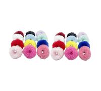 FRCOLOR 30piezas Gomas De Pelo Elegantes Para Mujer Anillas Suaves y Versátiles Para Trenzas y Coletas Accesorios De Moda