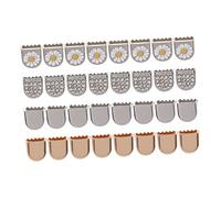 FRCOLOR 32 Piezas Clip de Bloqueo para Cordones de Zapatillas Margarita para Mujeres Adolescentes Usar Sin Necesidad de Atar Material de Resistente