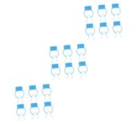 FRCOLOR 36 Piezas clip corrector de nariz pinzas nasales para hemorragias nasales pinzas nasales de natación para narices pequeñas Tapones nasales Tapón nasal suministro de aliento Eva