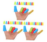 FRCOLOR 36 Piezas Dedil De Silicona Protector De Dedos Cunas Para Los Dedos Gel De Silicona Tapa De Dedo De Silicona Pegamento Caliente Productos Domésticos Familiar Trabaja Gel De Sílice