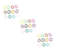 FRCOLOR 36 Piezas peine de band scrunchies hair topper peinetas diadema de pelo en zigzag diademas de garras para mujer peine elástico circular completo peine de peluca propileno