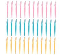 FRCOLOR 36 Piezas Recortadora De Cejas Afeitadora Portátil Maquinillas De Afeitar De Viaje Para Pluma De Afeitar De Cejas Afeitadora De Vello Corporal Maquinilla De Afeitar De