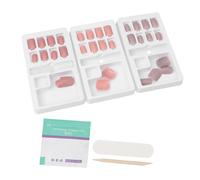 FRCOLOR 36piezas Pegatinas Creativas para Uñas Postizas Fáciles de Usar Desmontables para Decoración de Manicura Estilo Adhesivos para Uñas Mujeres
