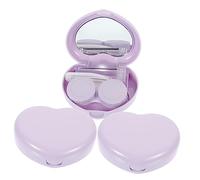 FRCOLOR 3juegos Estuche para Lentes de Contacto de Viaje con Espejo Estuche Pequeño para Lentes de Contacto para Halloween y Viajes