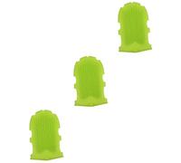 FRCOLOR 3Pcs 2 Guante Cepillo De Baño Cepillo Corporal De Silicona Guantes De Bebé Depurador Corporal De Silicona Cepillo De Baño De Silicona Depurador Exfoliante Para La Piel Depurador