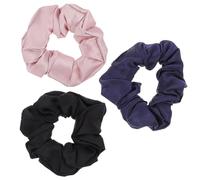 FRCOLOR 3pcs Anillos De Sedas Para El Cabello Gomillas Pelo Mujer Coleteros Pelo Mujer Seda Tocados De Moda Lazos Sencillos