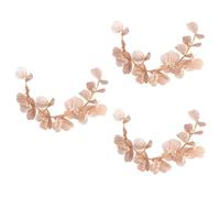 FRCOLOR 3pcs Kopfschmuck für die Braut hair accessories damen hochzeitshaar schmuck aus Perlen Haarschmuck aus Perlen Haarschmuck für die Hochzeit Stirnband Braut Stirnbänder