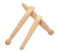 FRCOLOR 3piezas Acupuntura De Madera Para Masaje De Pies Herramienta De Reflexología Podal Para Viajes y Hogar Puntos De Acupresión Para Masaje De Pies y Cuerpo