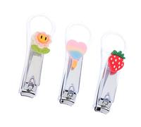FRCOLOR 3piezas Cortauñas Decorativo Tijeras Para Uñas Aleatorio Herramientas Para Cortar Uñas Fácil De Usar y Mantener