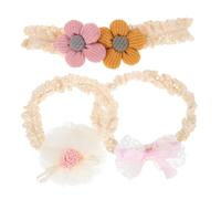 FRCOLOR 3Piezas Diademas para Niño Niña de Protectoras y Elegantes Conjunto para Recién Nacidos Material y Transpirable Accesorios para Niñas
