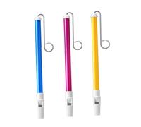 FRCOLOR 3piezas Flauta Deslizante De Juguete Silbatos Educativos Musicales Para Instrumento Divertido Para Entrenar El Soplido