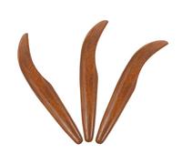 FRCOLOR 3piezas Masajeador De Madera Para Puntos De Acupuntura De Herramienta Multi-funcional Para Relajación y Bienestar Casa Para Cara Cuello Manos y Pies
