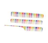 FRCOLOR 3piezas Peine Profesional Para Cortar Pelo Dientes Peluquería Resistente y Fácil De Limpiar