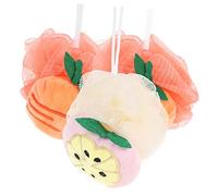 FRCOLOR 3piezas Pelota De Baño Flexible Cepillos De Limpieza Suministros De Baño Diseño Elegante Comodidad Garantizada