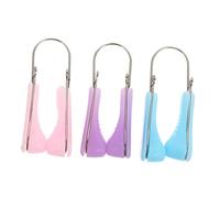 FRCOLOR 3piezas Potenciador del Puente Nasal de Silicona Pinzas para Levantar la Nariz Herramientas de Belleza Nariz Pinzas Nasales Prácticas para Uso Diario