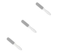 FRCOLOR 3piezas Removedor De Muerta Inoxidable Para Pies Limador De Durezas De Doble Cara Exfoliante Seguro Pedicura
