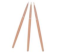 FRCOLOR 3piezas Rotuladores Para Uñas Delineador De Manicura Lápices Para Dibujar Uñas Salón De Herramientas Para De Salón Pincel Para Diseño De De Fácil De Usar Diseño Elegante