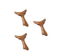 FRCOLOR 3piezas Tabla De Masaje Gua Sha De Madera Forma De Sirena Herramienta De Masaje De Reflexología Para Cara y Cuello Rasqueta Manual Para Acupuntura Para Tratamientos De Belleza y