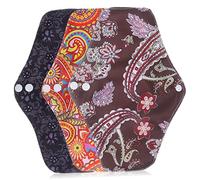 FRCOLOR 3piezas Toallas Sanitarias Reutilizables Unidades Compresas Femeninas Cómodas y Prácticas