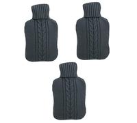 FRCOLOR 3st bolsa de agua caliente cuerpo bolsa de agua caliente bolsa de agua caliente bolsa de agua caliente con tapa cubierta para botella de agua caliente calentador de cama goma bolsa de agua