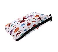 FRCOLOR 3st neceser Cosméticos Bolsa de Almacenamiento de Dibujos Animados Bolsa de aseo de Campamento Bolsa de Maquillaje para Niñas Bolsa de Lavandería Poliéster Manipulación Aviador Impresión