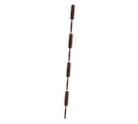 FRCOLOR 4 cepillos de pelo de cerdas slico clips para el pelo, accesorios para el pelo, pequeño cepillo redondo, cepillo para el pelo grueso, cepillo de pelo de madera, peine de pelo