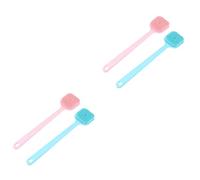 FRCOLOR 4 Cepillos De Silicona Para Baño Exfoliante Corporal Cepillo Para El Cuerpo Cepillado En Seco Depurador De Baño De Mano Cepillo De Limpieza De Silicona Cepillo Para Lavar El