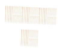FRCOLOR 4 Juegos Barra De Cera Depilatoria Tiras De Cera Para Depilación Facial Perlas De Cera Para La Depilación Cera Depilacion Depilación De Cera Palo De Madera Para Depilar 100 Uds * 4