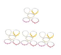 FRCOLOR 4 Juegos De Diademas De Margaritas Para Bodas Fiestas Diademas Vintage Para Mujer Exquisitas Diademas Para El Cabello Para Banquetes Bodas Fiestas 5 Piezas X 4