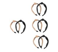 FRCOLOR 4 Juegos De Diademas Dentadas Con Estilo Anudadas Anchas Y Trenzadas Elegantes Accesorios Para El Cabello Femenino 2 Unidades X 4