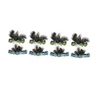 FRCOLOR 4 Juegos De Diademas Retro Para Mujer Accesorio Para El Cabello Para Fiestas Tocado De Mascarada Adorno Para El Cabello Tocado Para Actuaciones En Escenario 2 Piezas X 4
