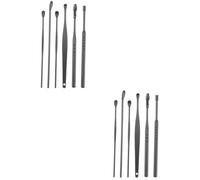 FRCOLOR 4 Juegos herramienta para recoger orejas limpiador de orejeras Limpiador de oídos con resorte en espiral cleaning kit ear wax cleaner removedor de del oído púas de oreja