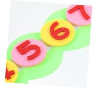 FRCOLOR 4 Juegos Juguete Educativo de Matemáticas para Pequeños de de No Tejida Material Seguro y Duradero Desarrollo de Habilidades Numéricas y Coordinación Manual
