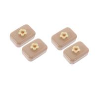 FRCOLOR 4 Juegos Lentes de de Color Estuche lentillas Caja illas Estuche de es de Caja de es de Caso pequeño para Porta es páginas