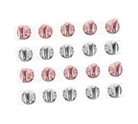 FRCOLOR 4 Juegos Nail Art Display Holder Magnetic Acrylic Nail Stand Base For False Press Fingernails Painting Portable DIY Manicure Practice Tool In For Beginners Home Salon Use